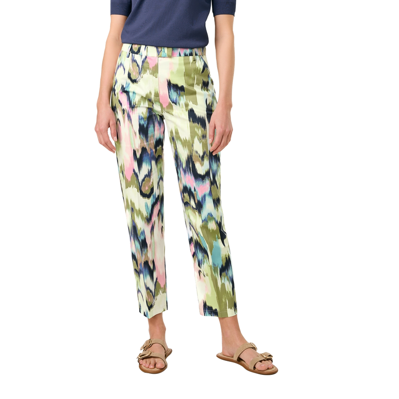 Gerry Weber Dames Capri-s 520027-31515 Paars dessin