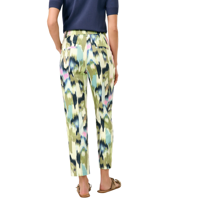 Gerry Weber Dames Capri-s 520027-31515 Paars dessin