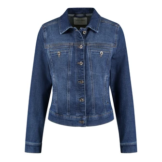 Gerry Weber Dames Jas 550325-66934 Midden blauw