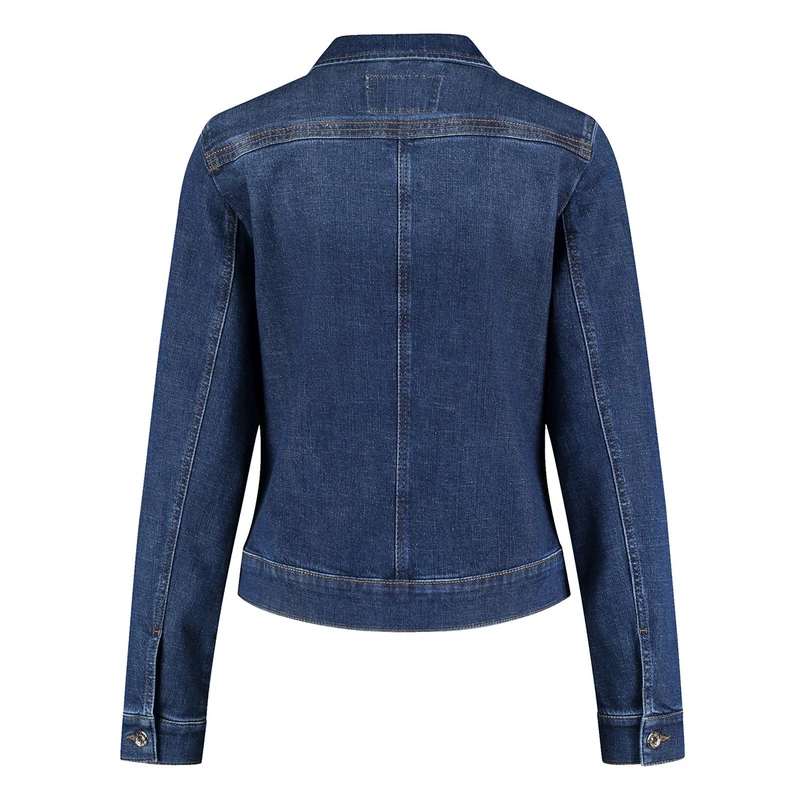 Gerry Weber Dames Jas 550325-66934 Midden blauw