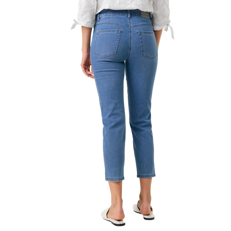 Gerry Weber Dames Jeans 925055-66932 Mid blue denim