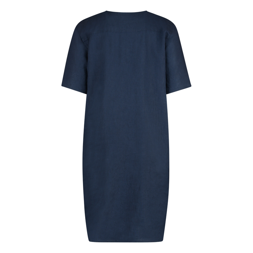 Gerry Weber Dames Jurk 580036-31235 Midden blauw