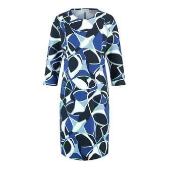 Gerry Weber Dames Jurk 580081-35017 Paars dessin