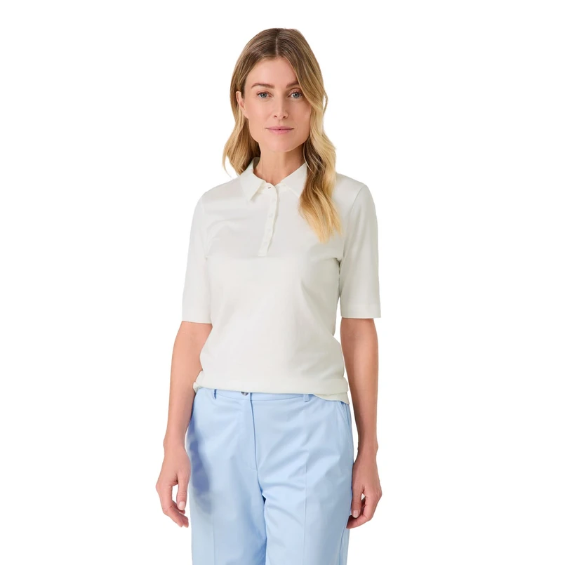 Gerry Weber Dames Polo 977086-35000 OFF-WHITE
