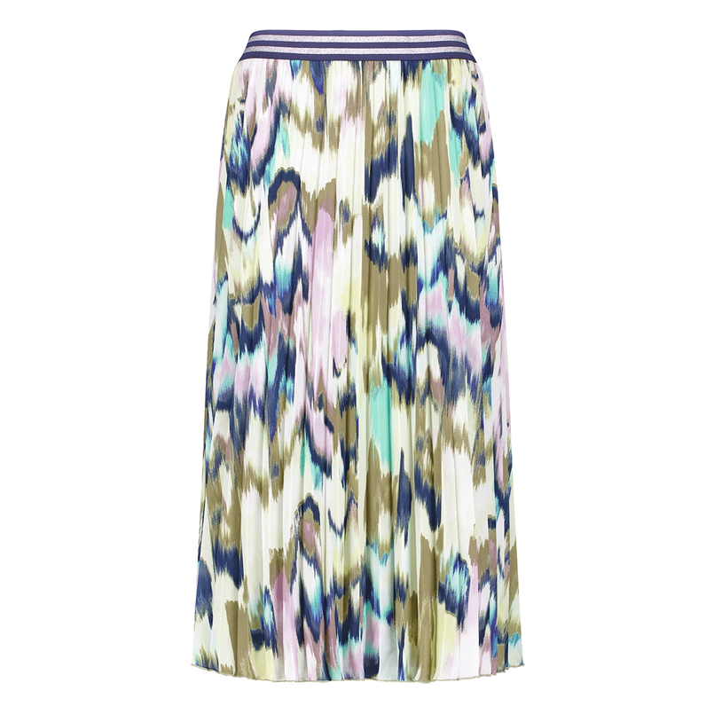 Gerry Weber Dames Rok 510015-31518 Paars dessin