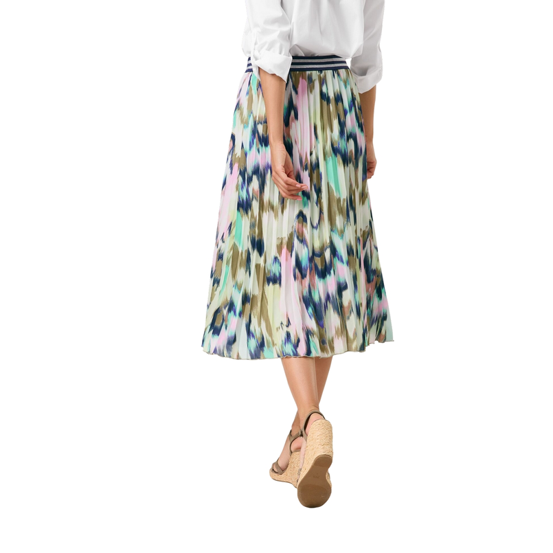 Gerry Weber Dames Rok 510015-31518 Paars dessin