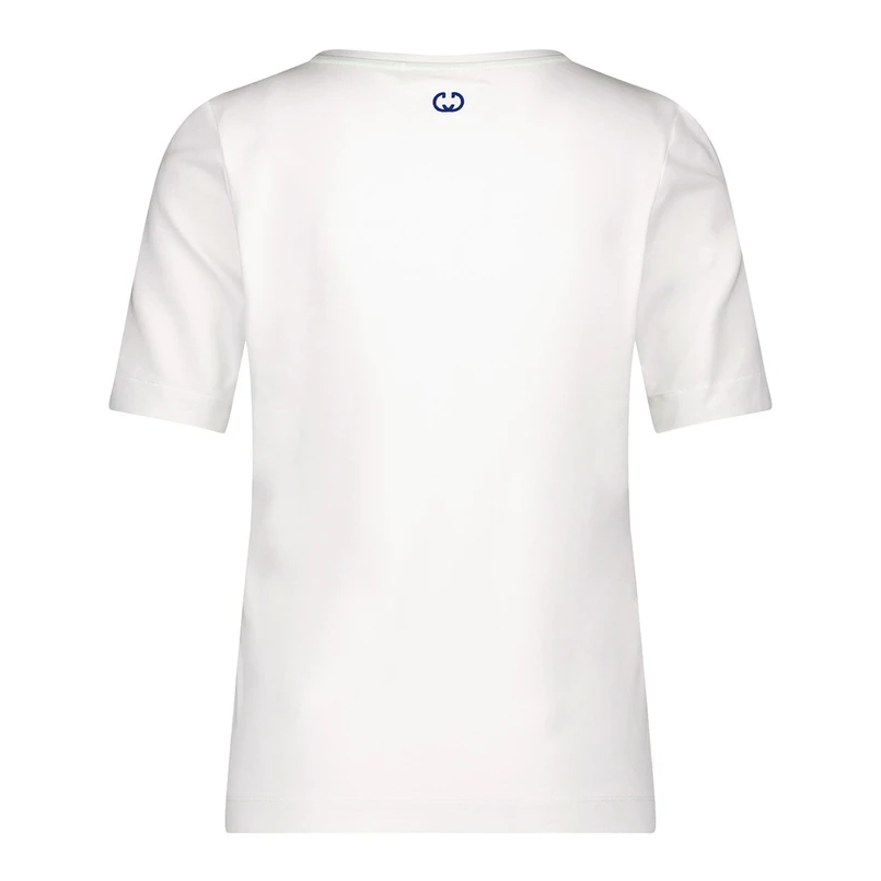 Gerry Weber Dames Top 570207-35010 WIT DESSIN