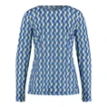 Gerry Weber Dames Top 570215-35011 Groen dessin