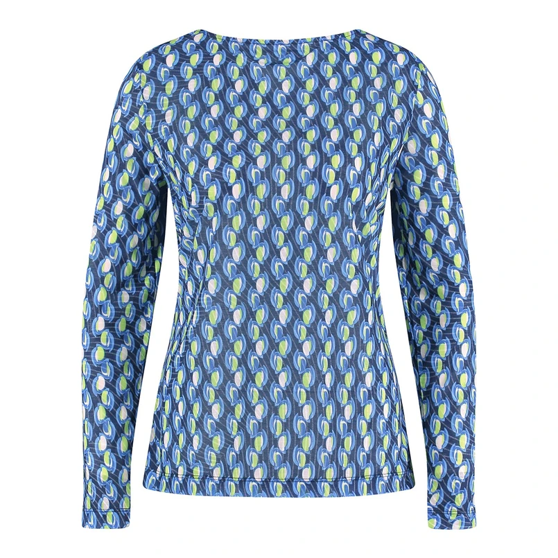 Gerry Weber Dames Top 570215-35011 Groen dessin