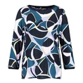 Gerry Weber Dames Top 570219-35012 Paars dessin
