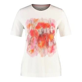 Gerry Weber Dames Top 570228-35003 Geel dessin