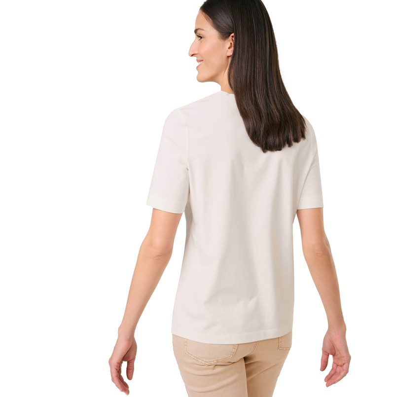 Gerry Weber Dames Top 570237-35010 Geel dessin