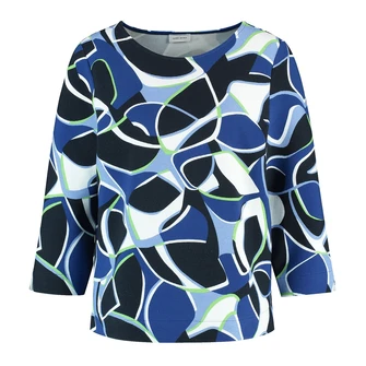 Gerry Weber Dames Top 570251-35017 Paars dessin