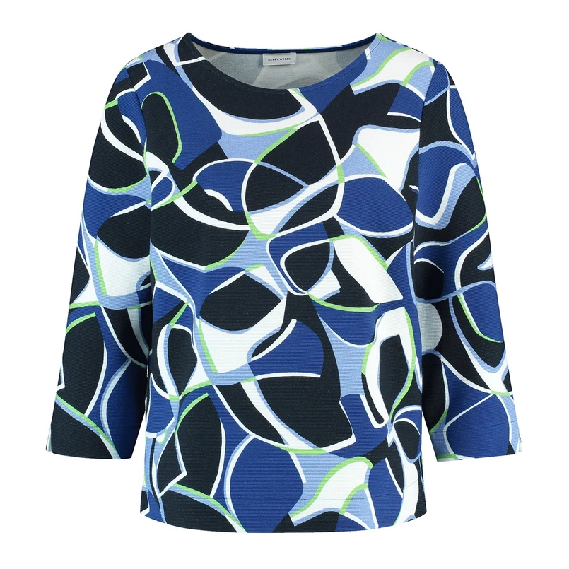 Gerry Weber Dames Top 570251-35017 Paars dessin