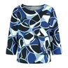 Gerry Weber Dames Top 570251-35017 Paars dessin