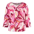 Gerry Weber Dames Top 570251-35017 Rood dessin