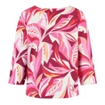 Gerry Weber Dames Top 570251-35017 Rood dessin