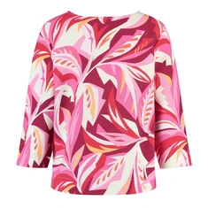 Gerry Weber Dames Top 570251-35017 Rood dessin