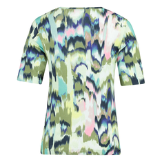 Gerry Weber Dames Top 570383-35003 Paars dessin