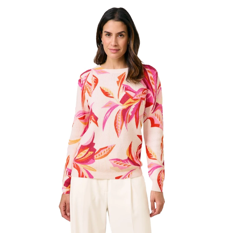 Gerry Weber Dames Trui 571036-35755 Paars dessin