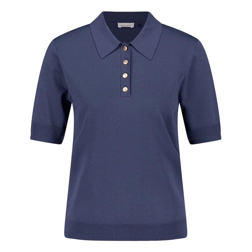 Gerry Weber Dames Trui 571053-35719 Midden blauw