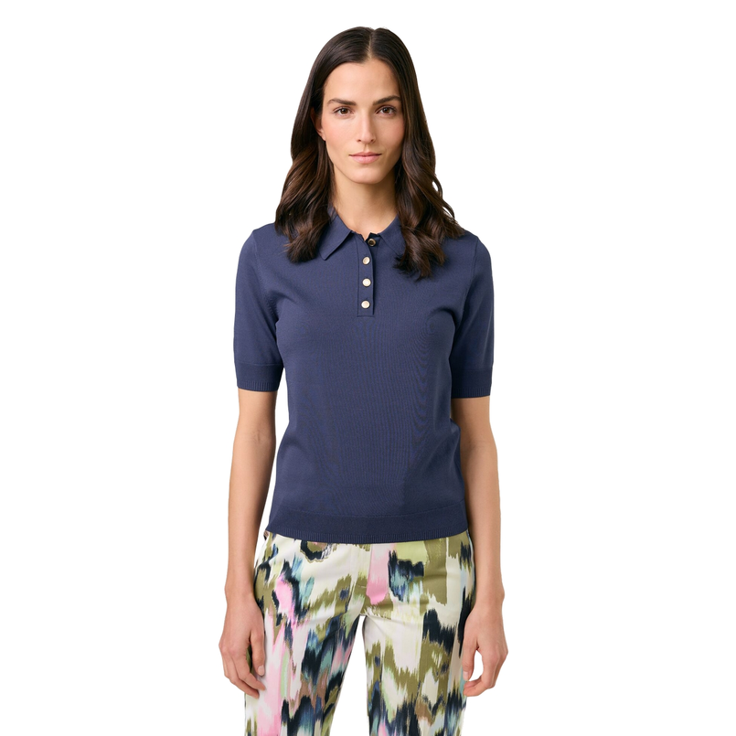 Gerry Weber Dames Trui 571053-35719 Midden blauw