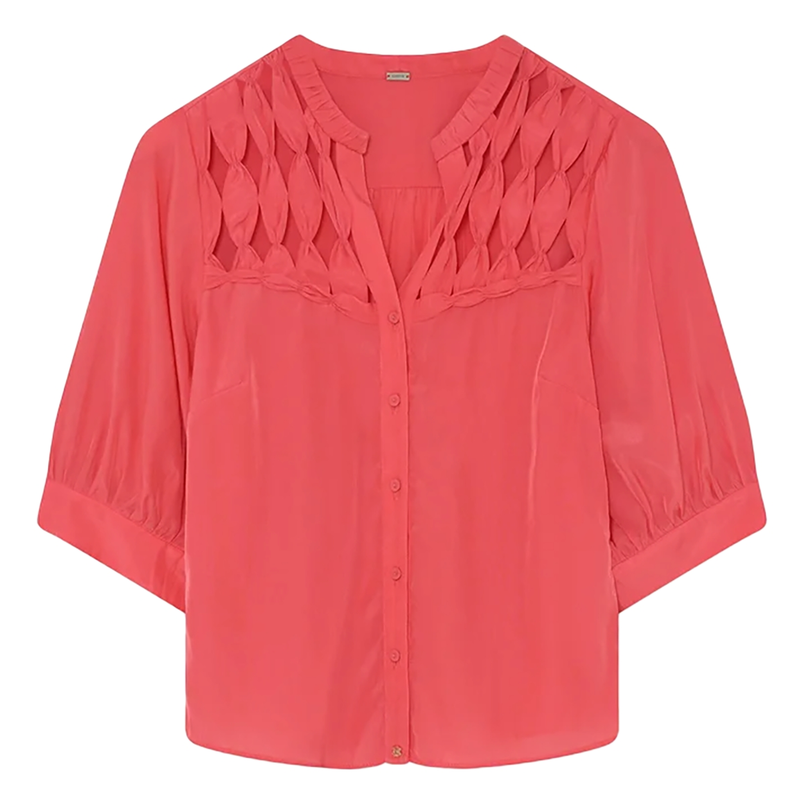 Gustav Dames Blouse 57607 Carmen Roze