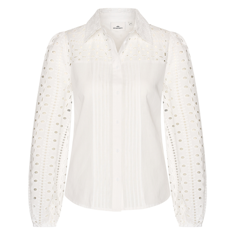 HV Society Dames Blouse 0404103712 Wit