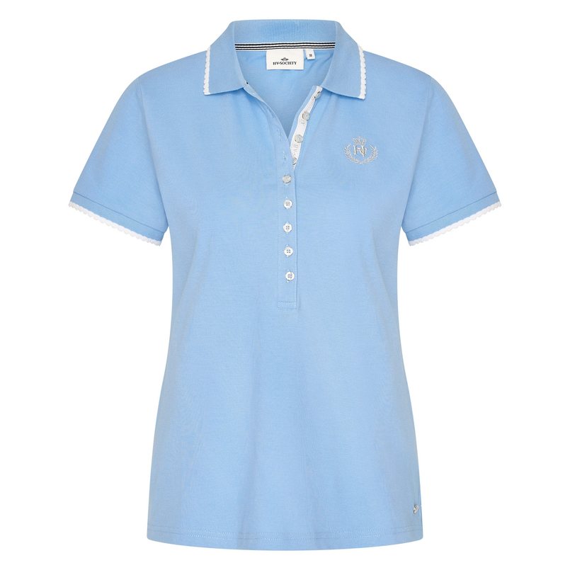 HV Society Dames Polo 0403103701 Aqua