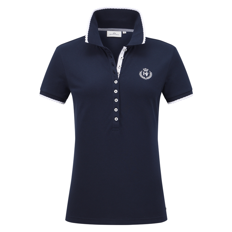 HV Society Dames Polo 0403103701 Blauw