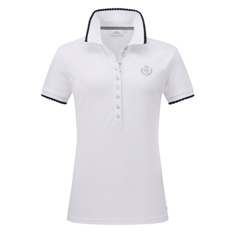 HV Society Dames Polo 0403103701 Wit