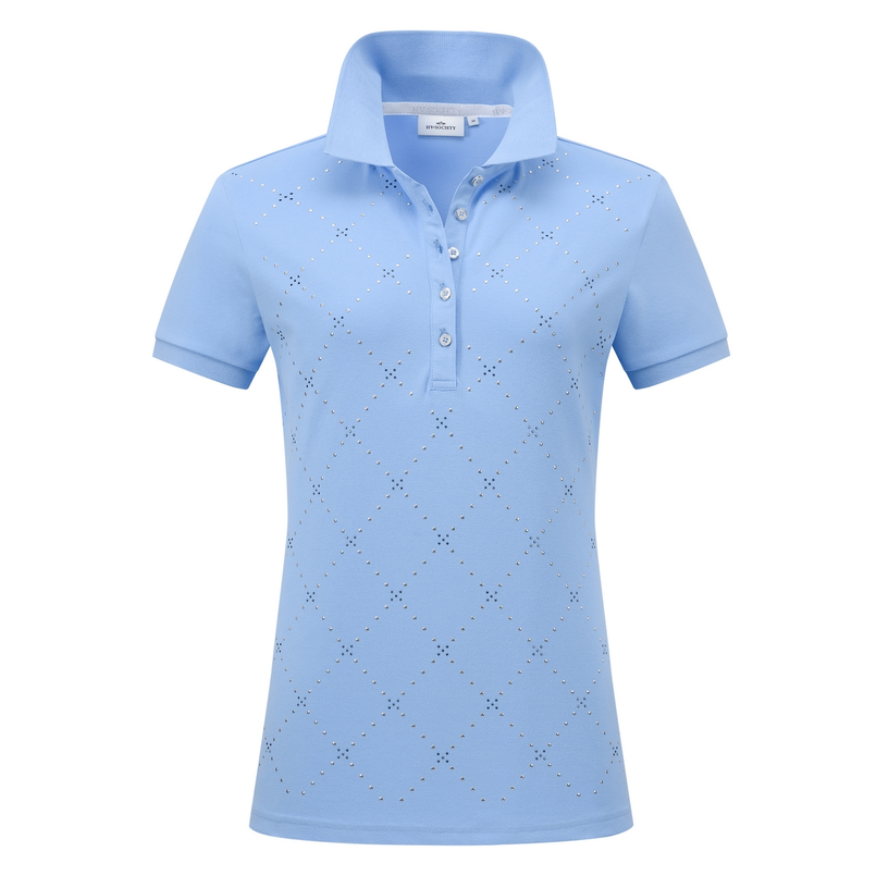 HV Society Dames Polo 0403103703 Midden blauw
