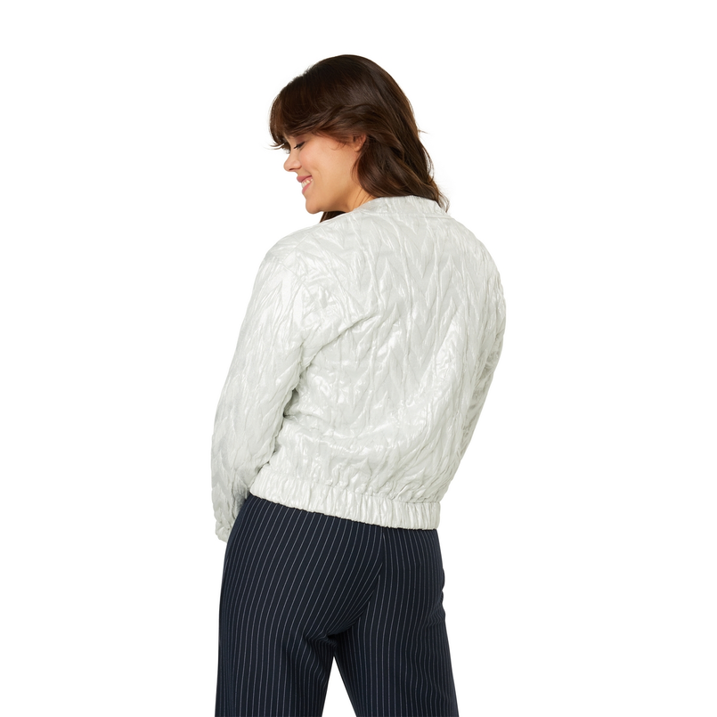 Ivy & You Dames Blazer 24178bombersilverfoi Zilver