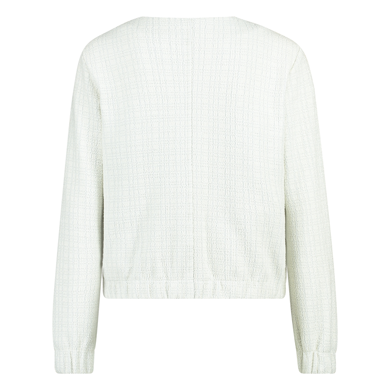 Ivy & You Dames Blazer 25013jasjebouclelure OFF-WHITE