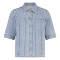 Ivy & You Dames Blazer Svu4453olivaoverblou Bleached blue denim