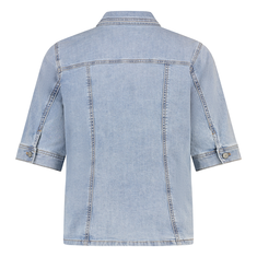 Ivy & You Dames Blazer Svu4453olivaoverblou Bleached blue denim