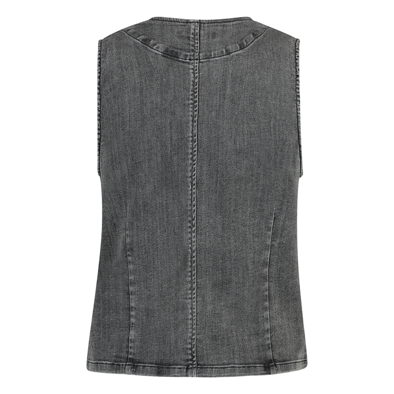 Ivy & You Dames Blazer Svu4601waistcoat Middengrijs