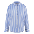 Ivy & You Dames Blouse 25015blousestreep Midden blauw