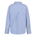 Ivy & You Dames Blouse 25015blousestreep Midden blauw