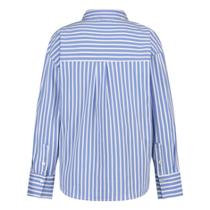 Ivy & You Dames Blouse 25015blousestreep Midden blauw