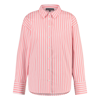 Ivy & You Dames Blouse 25015blousestreep Roze