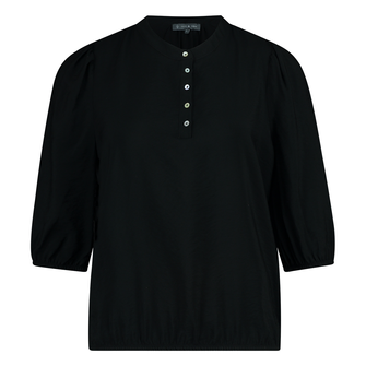 Ivy & You Dames Blouse 25056 Zwart