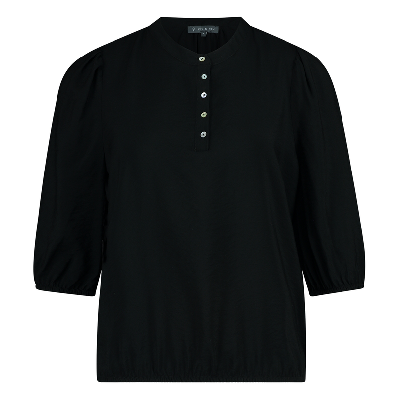 Ivy & You Dames Blouse 25056 Zwart