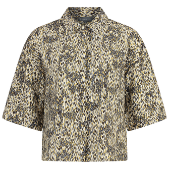 Ivy & You Dames Blouse 25120 Khakigroen