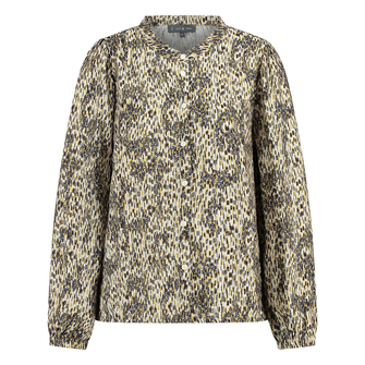 Ivy & You Dames Blouse 25128 Khakigroen