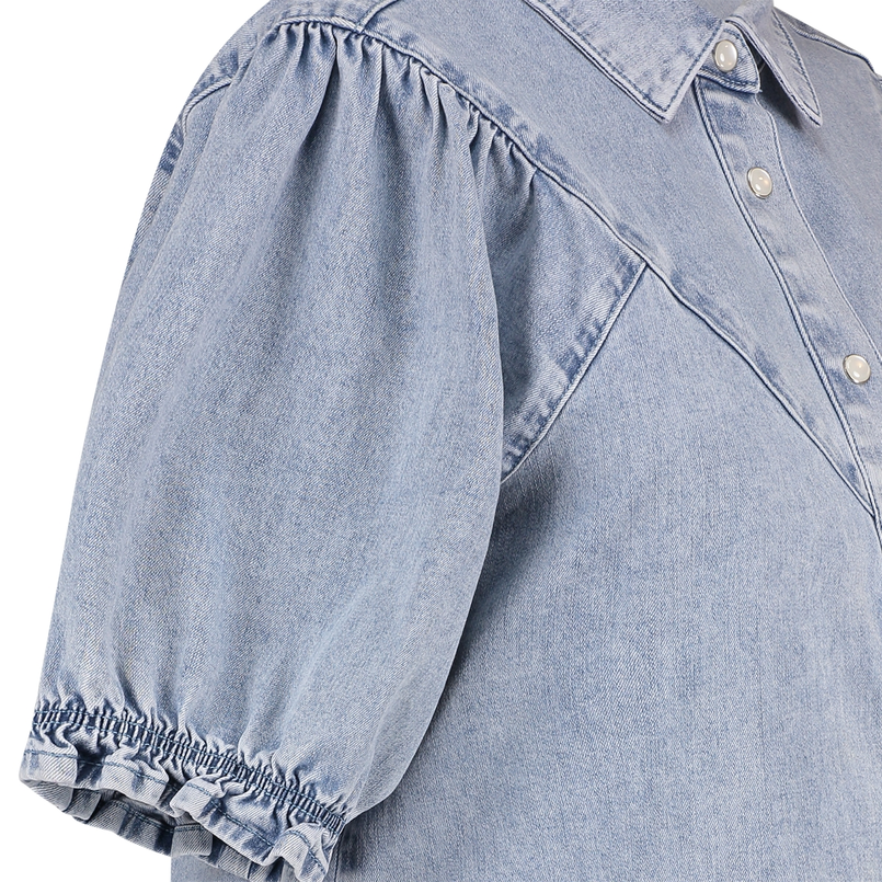 Ivy & You Dames Blouse 4549 Victoria Light blue denim