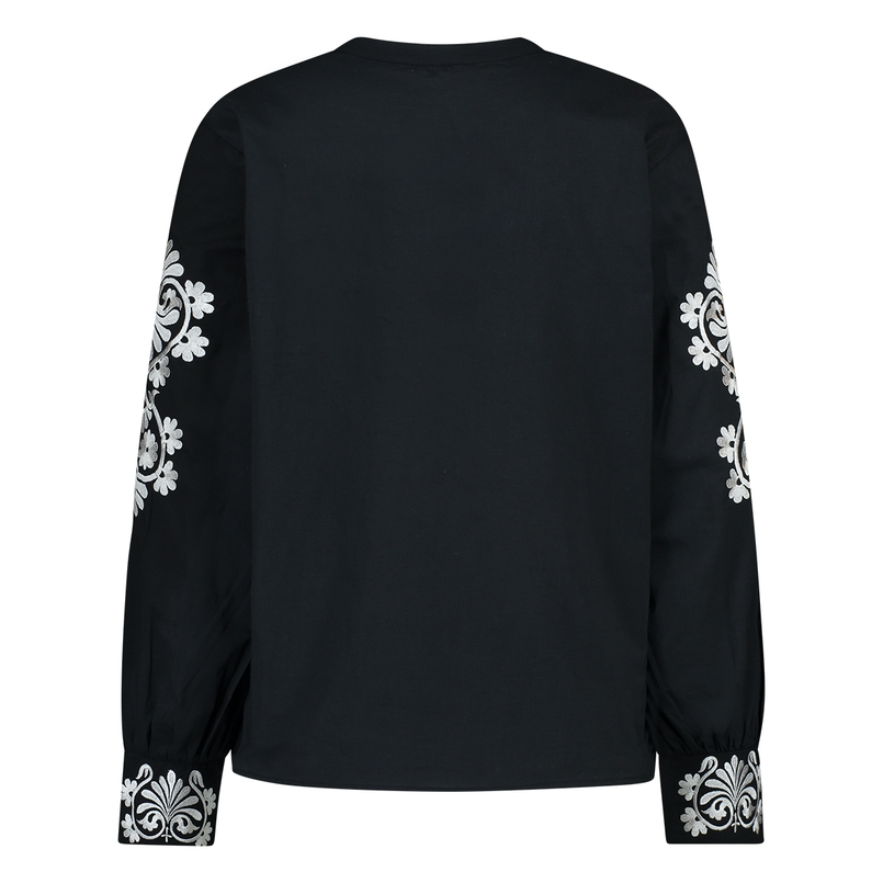 Ivy & You Dames Blouse Ar-tw-42blousecotton Zwart