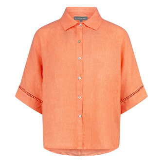 Ivy & You Dames Blouse Ivl-s11 Peach