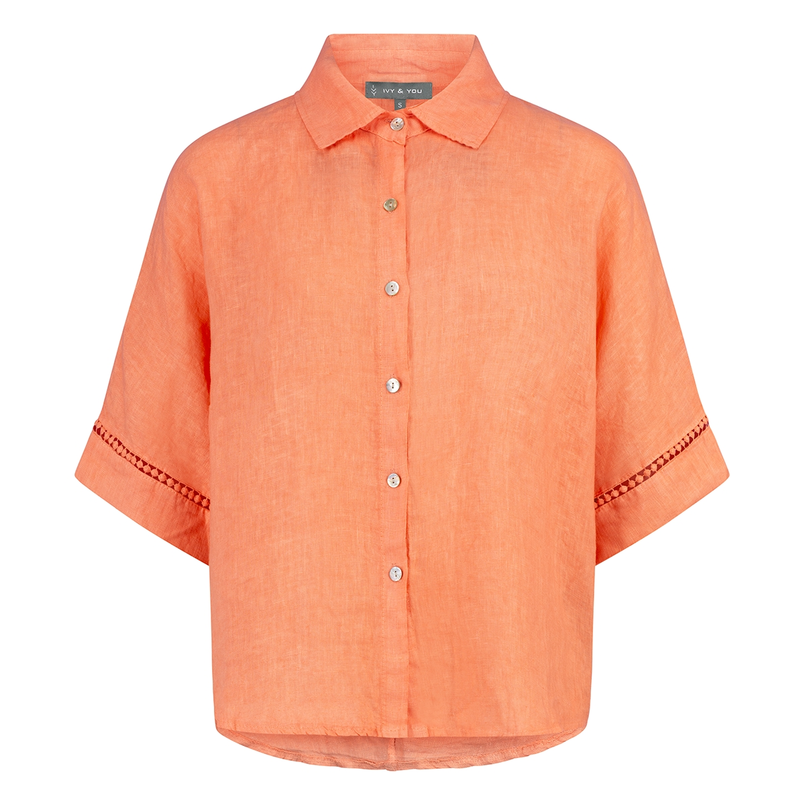 Ivy & You Dames Blouse Ivl-s11 Peach