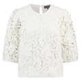 Ivy & You Dames Blouse Lace Top Strs-13 OFF-WHITE